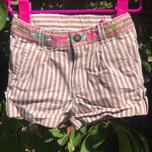 Girls Brown Shorts